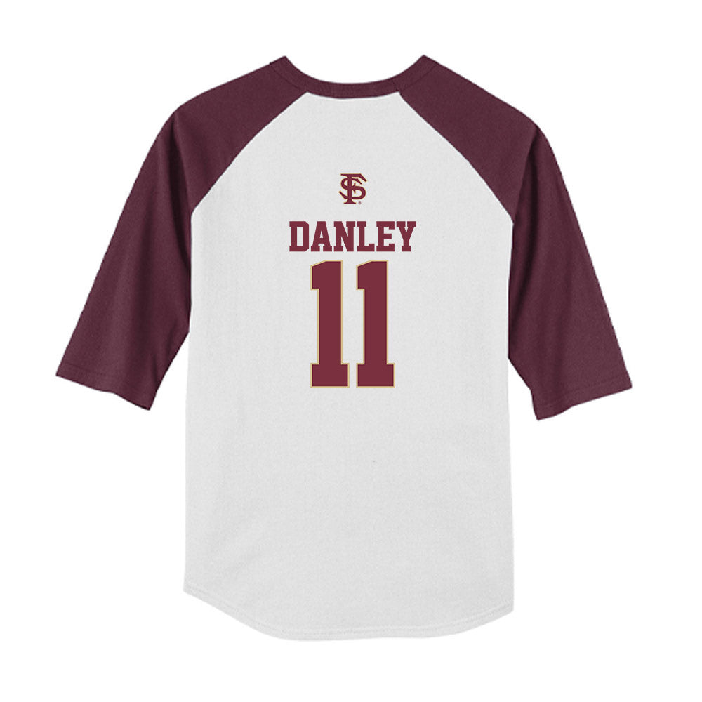 FSU - NCAA Softball : Ashtyn Danley - USA Youth Raglan T-Shirt-1