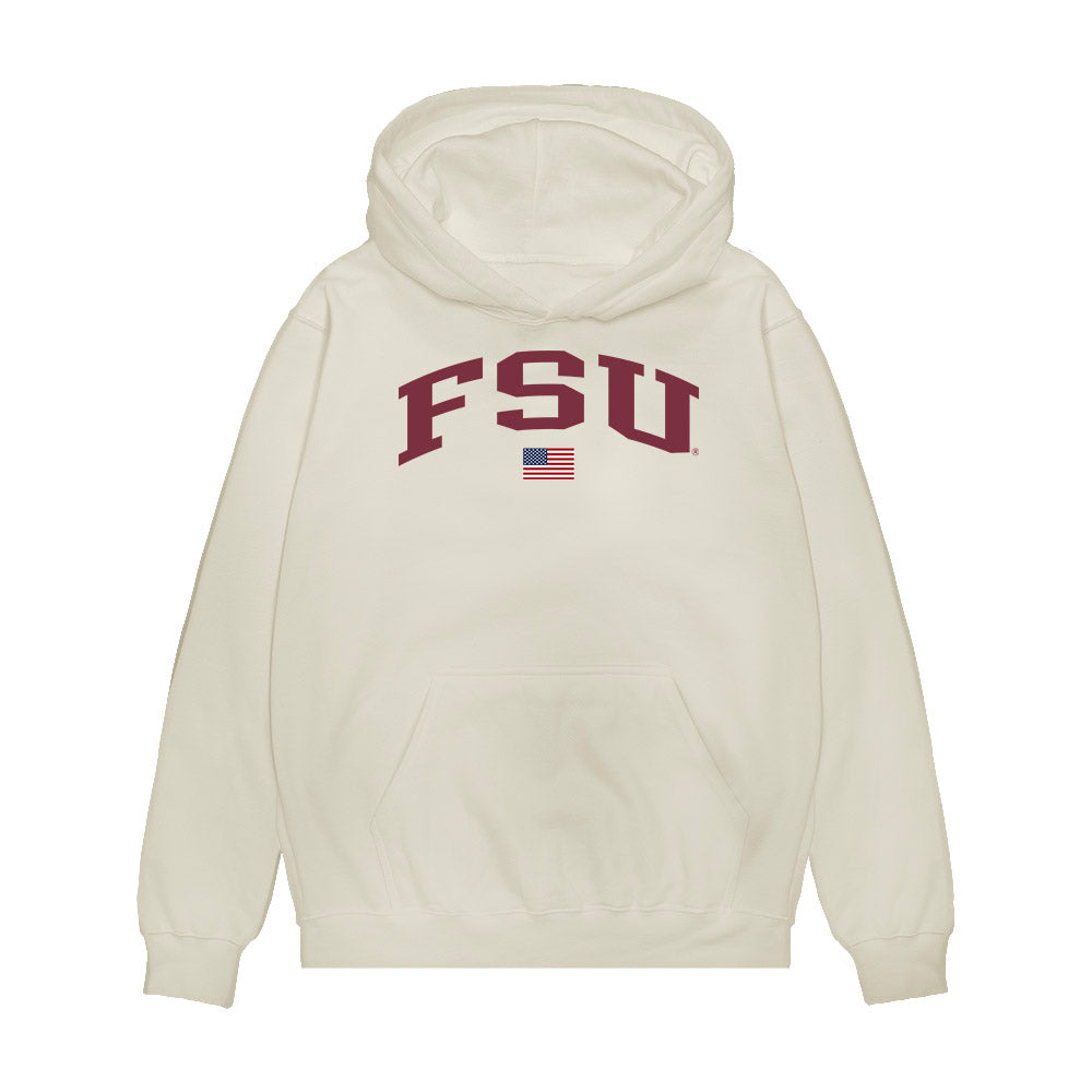 FSU - NCAA Softball : Mimi Gooden - USA Premium Hooded Sweatshirt-0