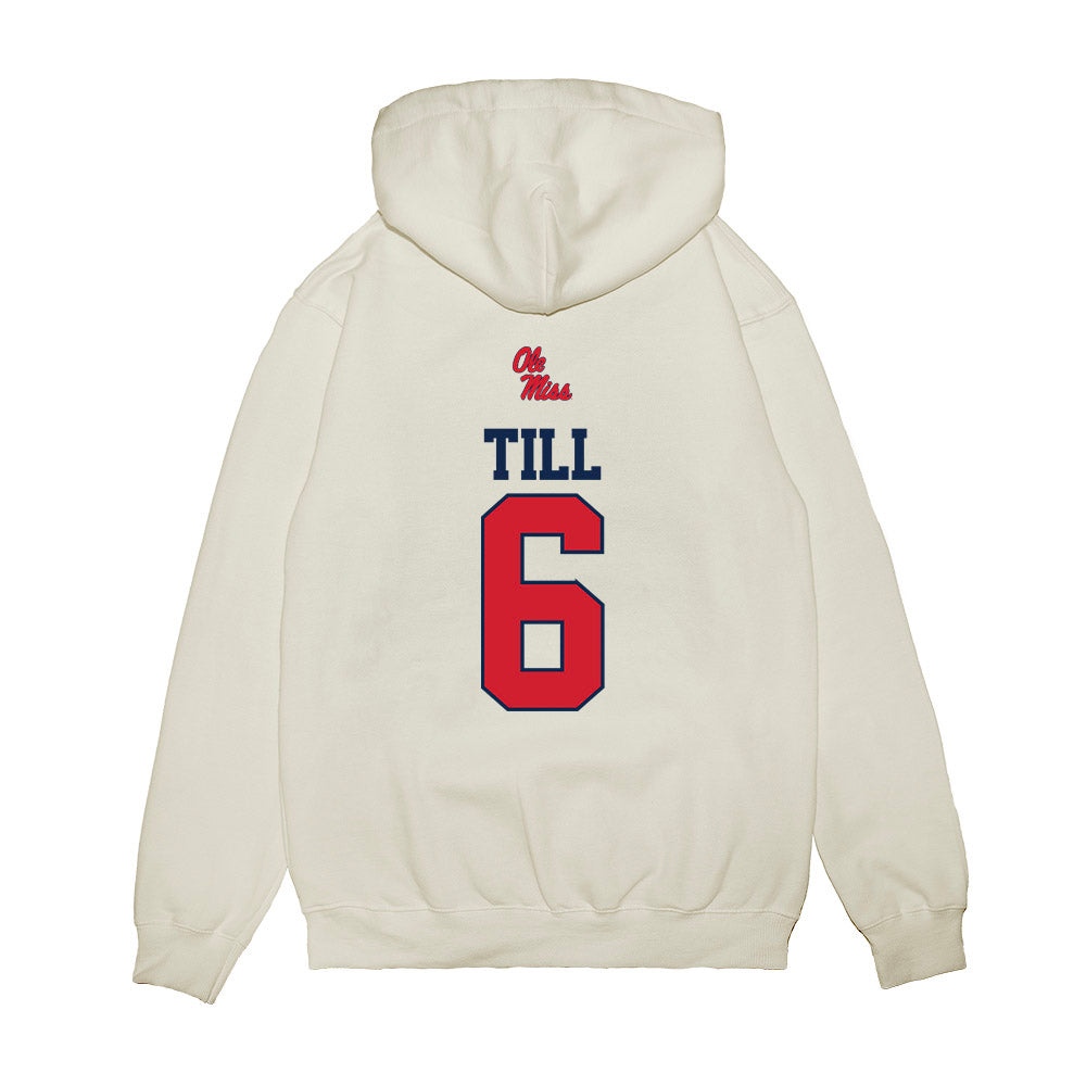 Ole Miss - NCAA Softball : Kaidance Till - USA Premium Hooded Sweatshirt-1