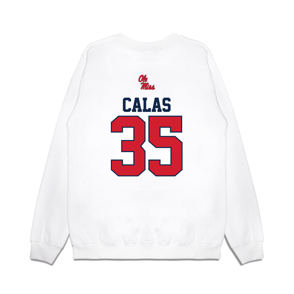 Ole Miss - NCAA Softball : Charli Calas - USA Premium Crewneck Sweatshirt-1
