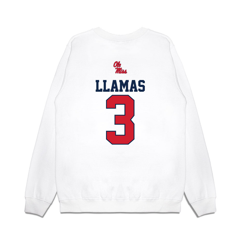 Ole Miss - NCAA Softball : Persy Llamas - USA Premium Crewneck Sweatshirt-1