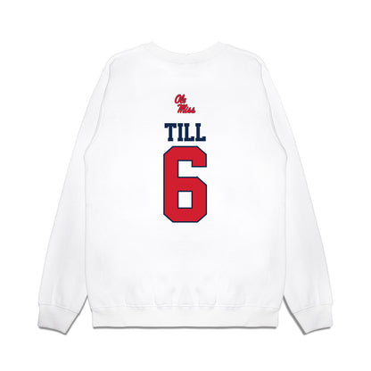 Ole Miss - NCAA Softball : Kaidance Till - USA Premium Crewneck Sweatshirt-1