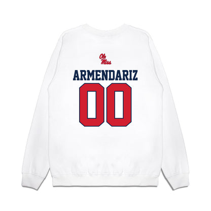 Ole Miss - NCAA Softball : Madelyn Armendariz - USA Premium Crewneck Sweatshirt-1