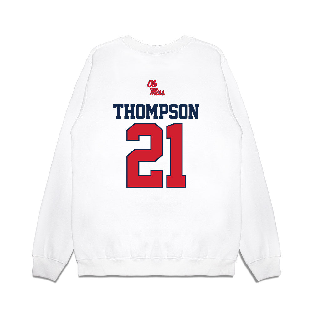 Ole Miss - NCAA Softball : Grace Thompson - USA Premium Crewneck Sweatshirt-1