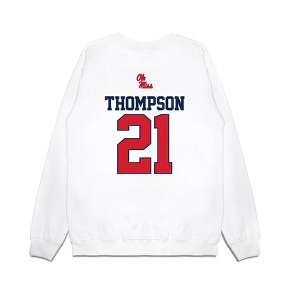 Ole Miss - NCAA Softball : Grace Thompson - USA Premium Crewneck Sweatshirt-1