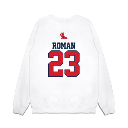 Ole Miss - NCAA Softball : Taylor Roman - USA Premium Crewneck Sweatshirt-1