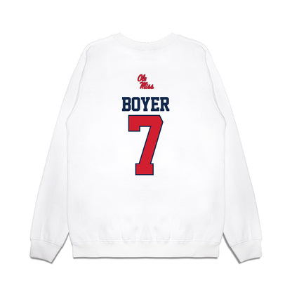 Ole Miss - NCAA Softball : Emilee Boyer - USA Premium Crewneck Sweatshirt-1