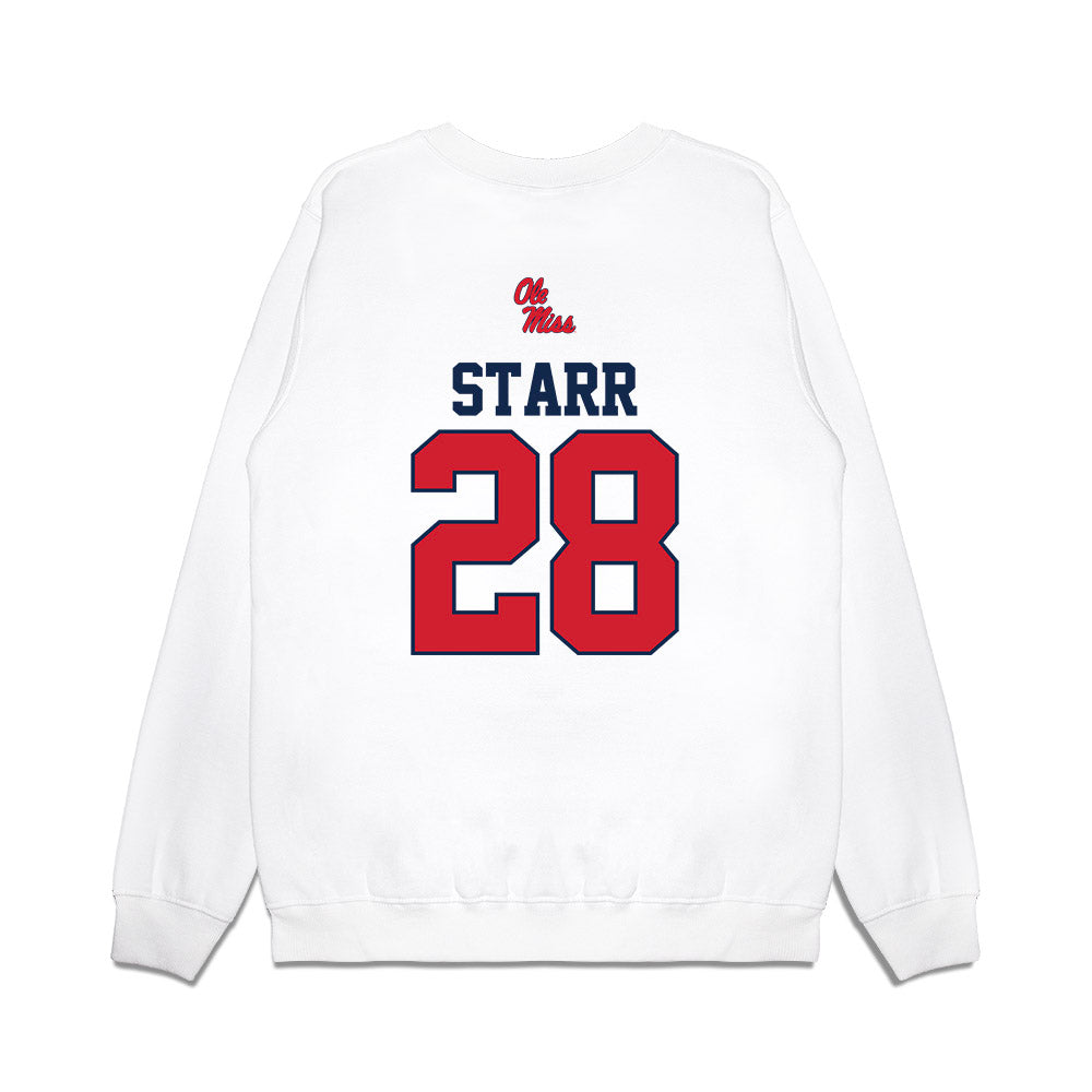 Ole Miss - NCAA Softball : Ryan Starr - USA Premium Crewneck Sweatshirt-1