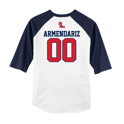 Ole Miss - NCAA Softball : Madelyn Armendariz - USA Raglan Shirt-1