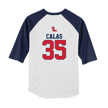 Ole Miss - NCAA Softball : Charli Calas - USA Youth Raglan T-Shirt-1