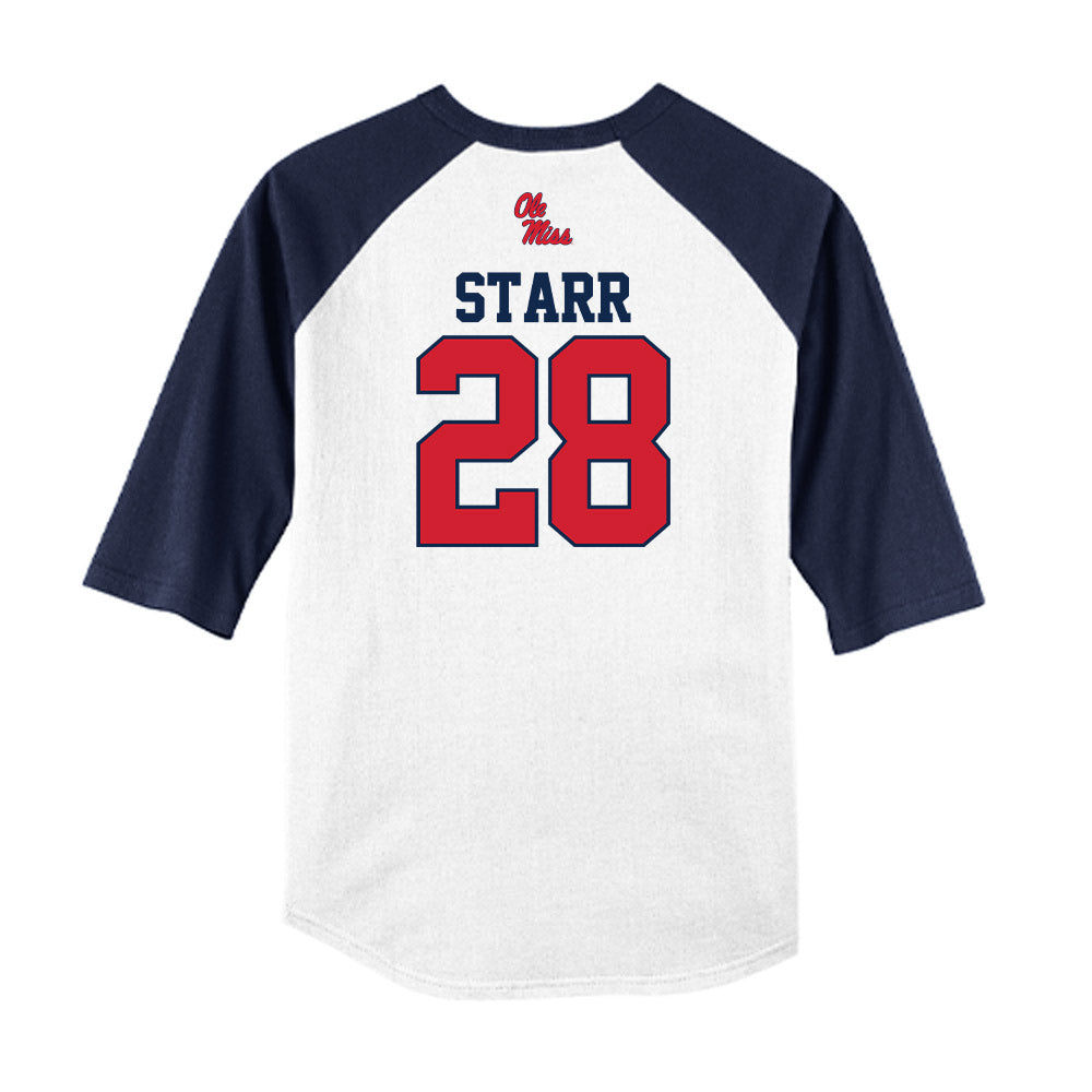 Ole Miss - NCAA Softball : Ryan Starr - USA Raglan Shirt-1