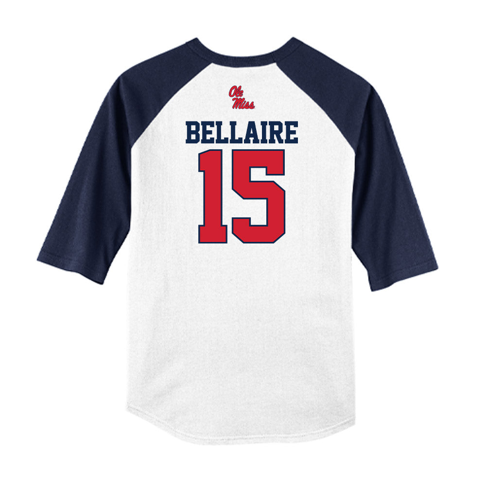 Ole Miss - NCAA Softball : Makenna Bellaire - USA Raglan Shirt-1