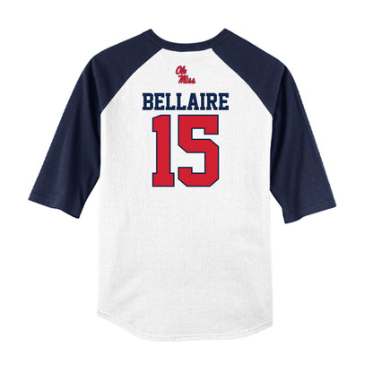 Ole Miss - NCAA Softball : Makenna Bellaire - USA Raglan Shirt-1