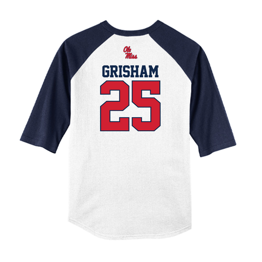 Ole Miss - NCAA Softball : Tenly Grisham - USA Raglan Shirt-1