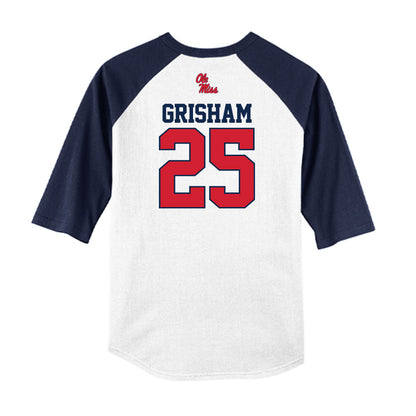 Ole Miss - NCAA Softball : Tenly Grisham - USA Raglan Shirt-1