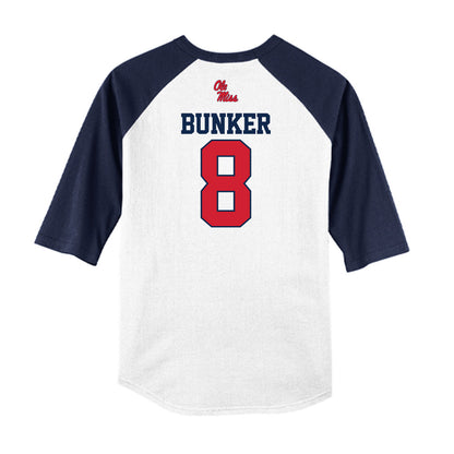 Ole Miss - NCAA Softball : Kennedy Bunker - USA Raglan Shirt-1