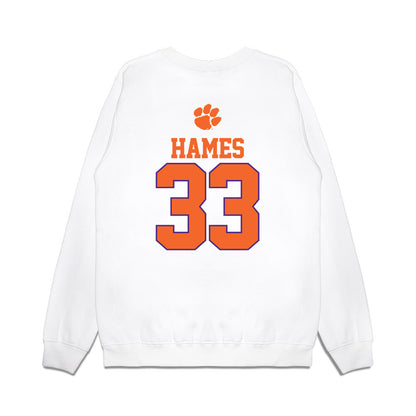 Clemson - NCAA Softball : Lexie Hames - USA Premium Crewneck Sweatshirt-1
