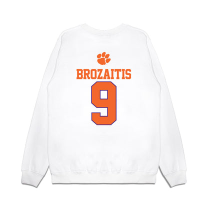 Clemson - NCAA Softball : Natalie Brozaitis - USA Premium Crewneck Sweatshirt-1