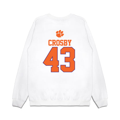 Clemson - NCAA Softball : Keira Crosby - USA Premium Crewneck Sweatshirt-1