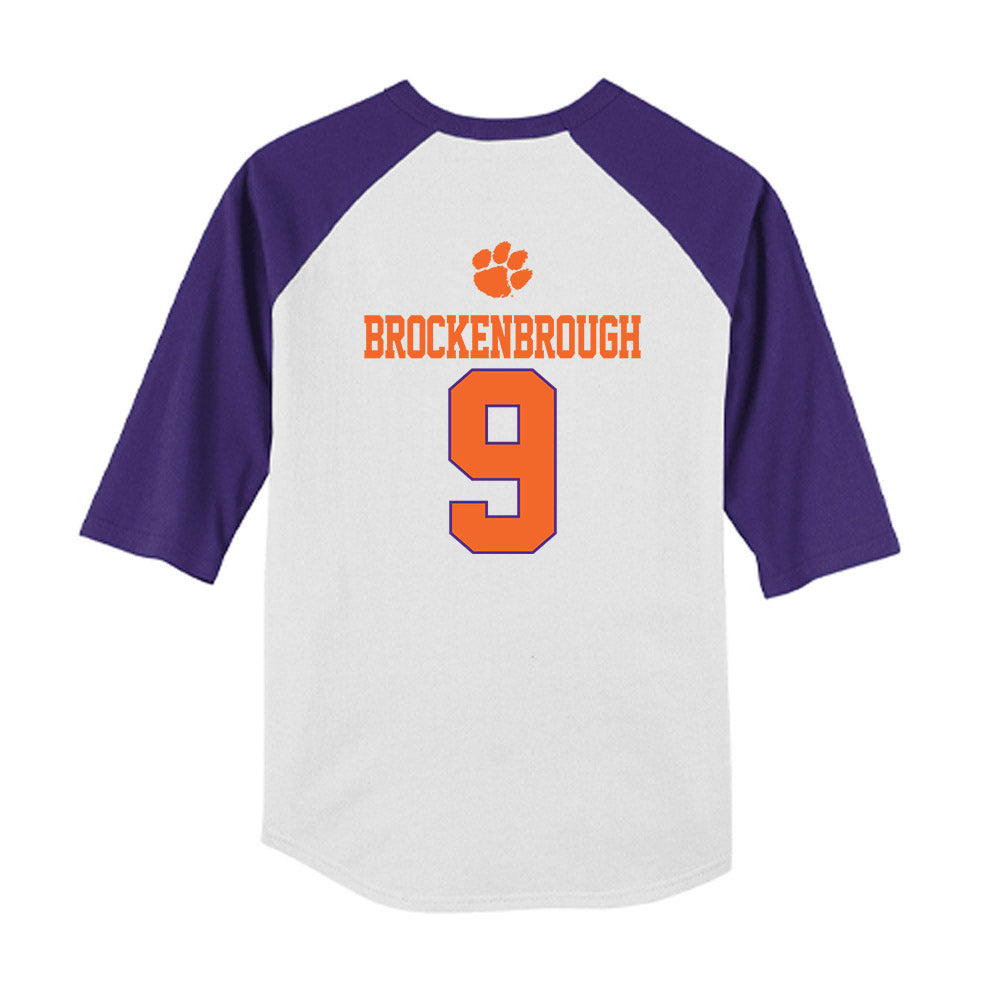 Clemson - NCAA Softball : Jamison Brockenbrough - USA Youth Raglan T-Shirt-1
