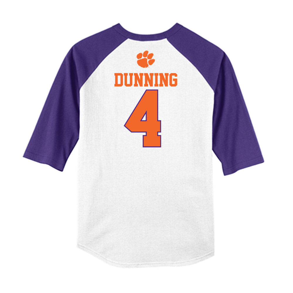 Clemson - NCAA Softball : Abby Dunning - USA Raglan Shirt-1