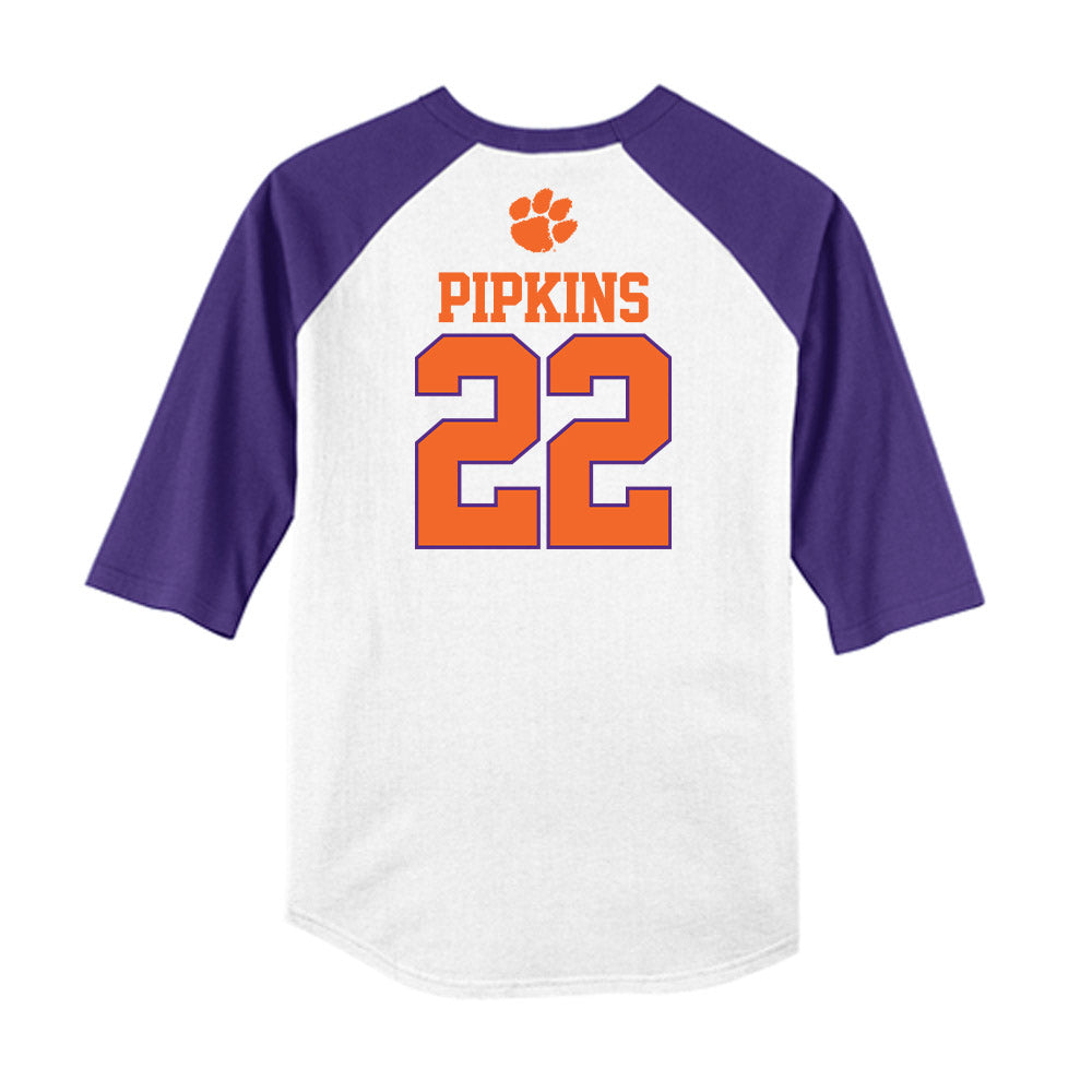 Clemson - NCAA Softball : Taylor Pipkins - USA Raglan Shirt-1