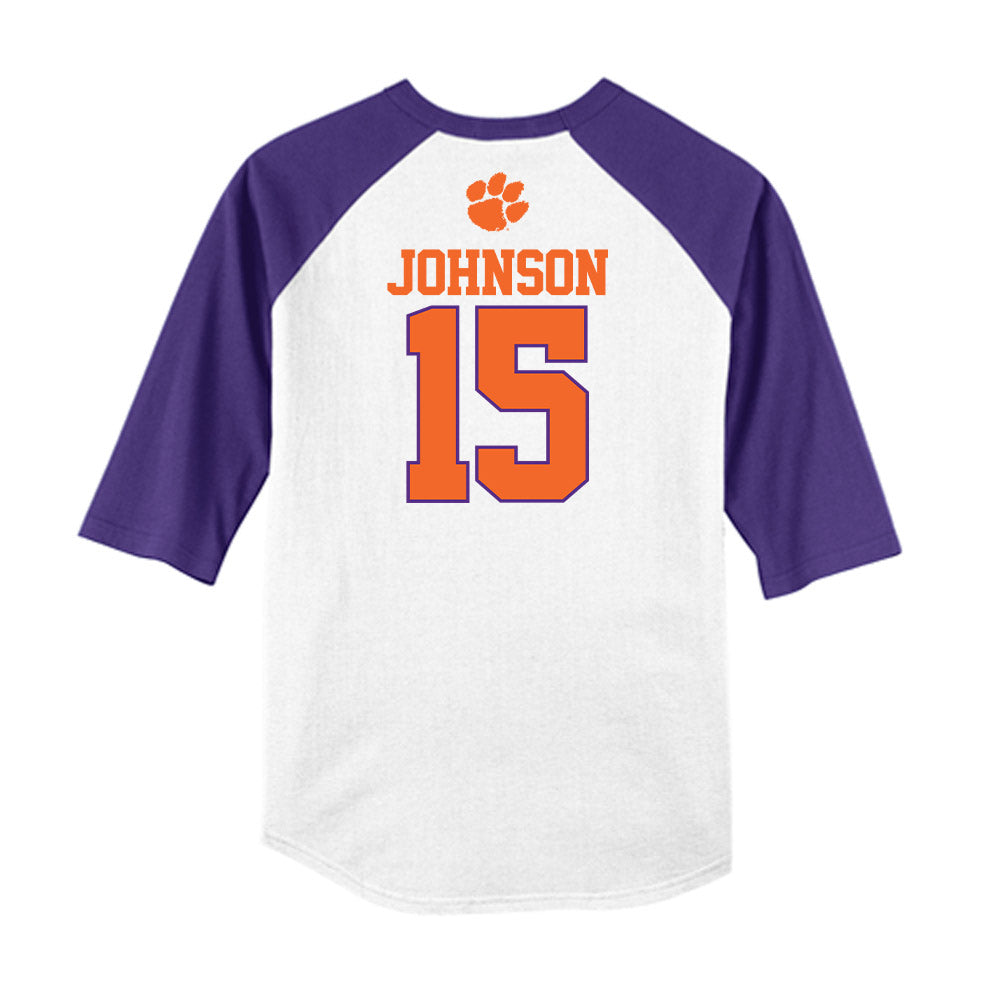 Clemson - NCAA Softball : Maddie Johnson - USA Raglan Shirt-1