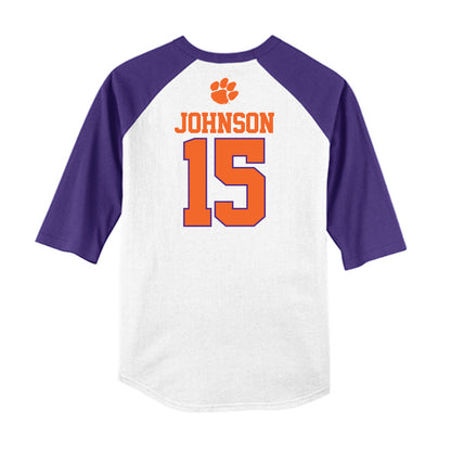 Clemson - NCAA Softball : Maddie Johnson - USA Raglan Shirt-1