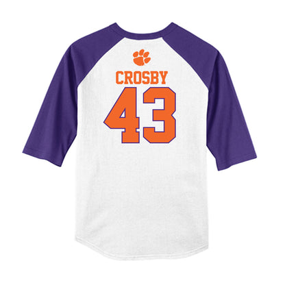 Clemson - NCAA Softball : Keira Crosby - USA Raglan Shirt-1
