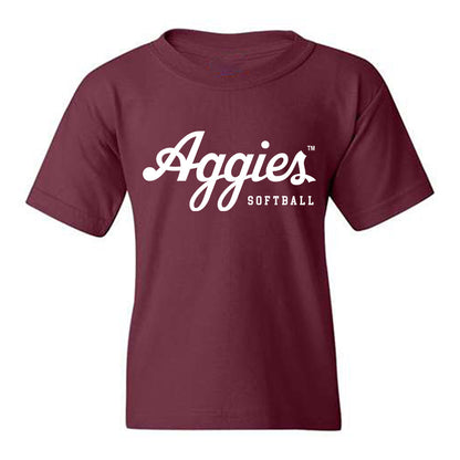 Texas A&M - NCAA Softball : Gracyn Coleman - Classic Shersey Youth T-Shirt-0