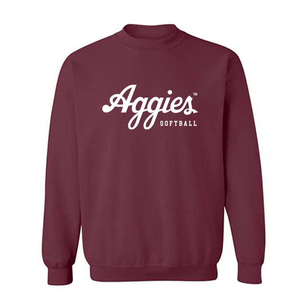 Texas A&M - NCAA Softball : Aubrey Moore - Classic Shersey Crewneck Sweatshirt-0