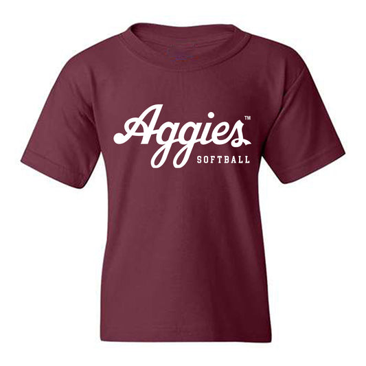 Texas A&M - NCAA Softball : Aubrey Moore - Classic Shersey Youth T-Shirt-0