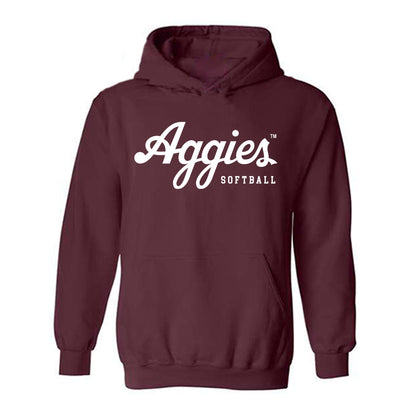 Texas A&M - NCAA Softball : Gracyn Coleman - Classic Shersey Hooded Sweatshirt-0