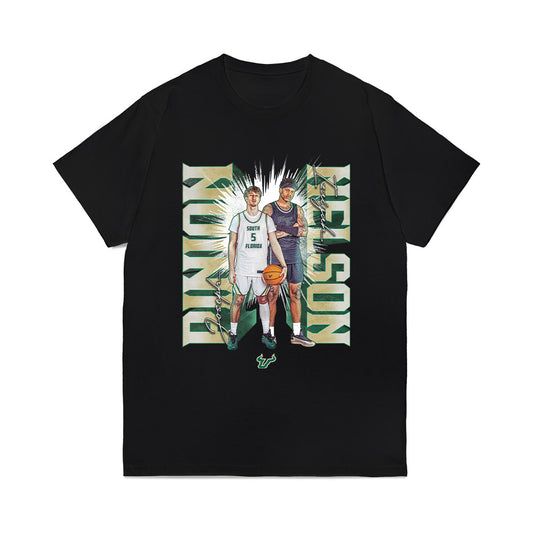 USF - NCAA Men's Basketball : Joseph Pinion - Collage Comfort Colors T-Shirt-0