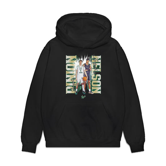 USF - NCAA Men's Basketball : Joseph Pinion - Collage Premium Hooded Sweatshirt-0
