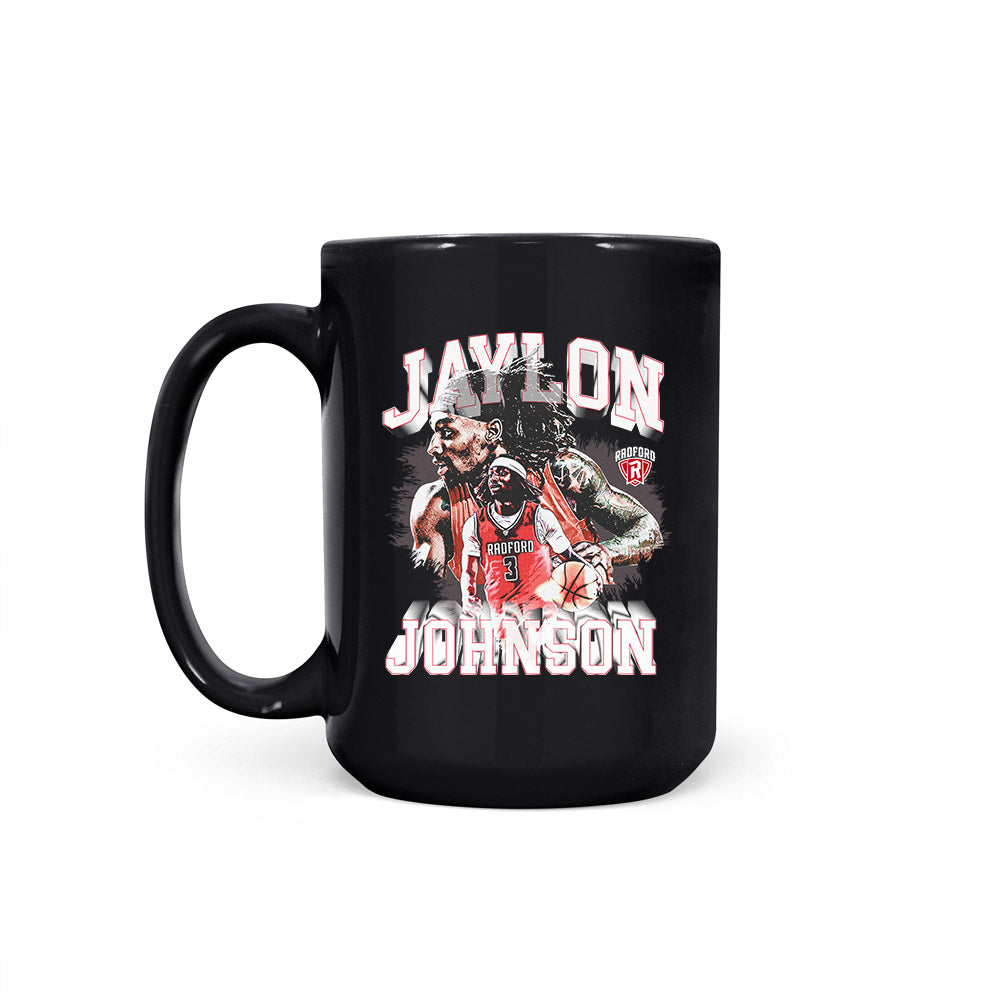Radford - NCAA Men's Basketball : Jaylon Johnson - Coffee Mug-1