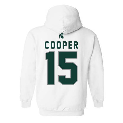 Michigan State - NCAA Men's Basketball : Carson Cooper - Classic Shersey Hooded Sweatshirt-1