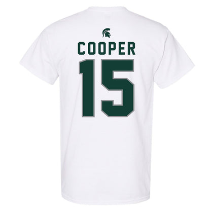 Michigan State - NCAA Men's Basketball : Carson Cooper - Classic Shersey T-Shirt-1