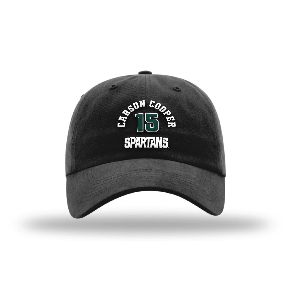 Michigan State - NCAA Men's Basketball : Carson Cooper - Garment Washed Twill-0