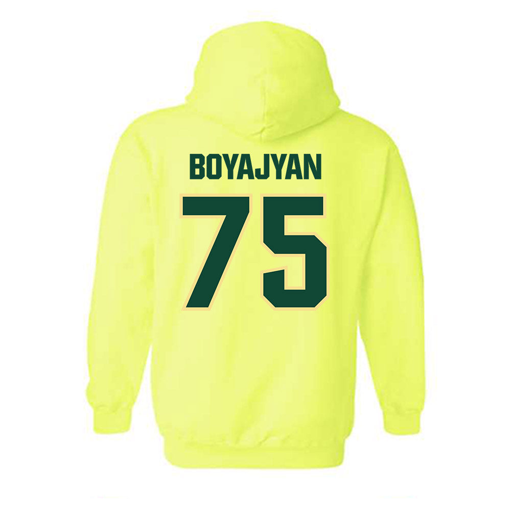 Cal Poly - NCAA Football : Davit Boyajyan - Classic Shersey Hooded Sweatshirt-1