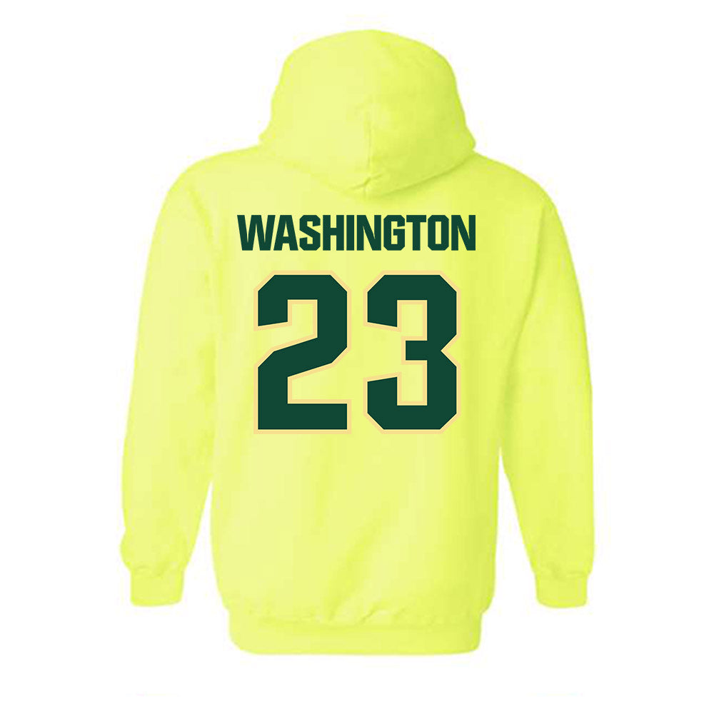 Cal Poly - NCAA Football : Tyrei Washington - Classic Shersey Hooded Sweatshirt-1