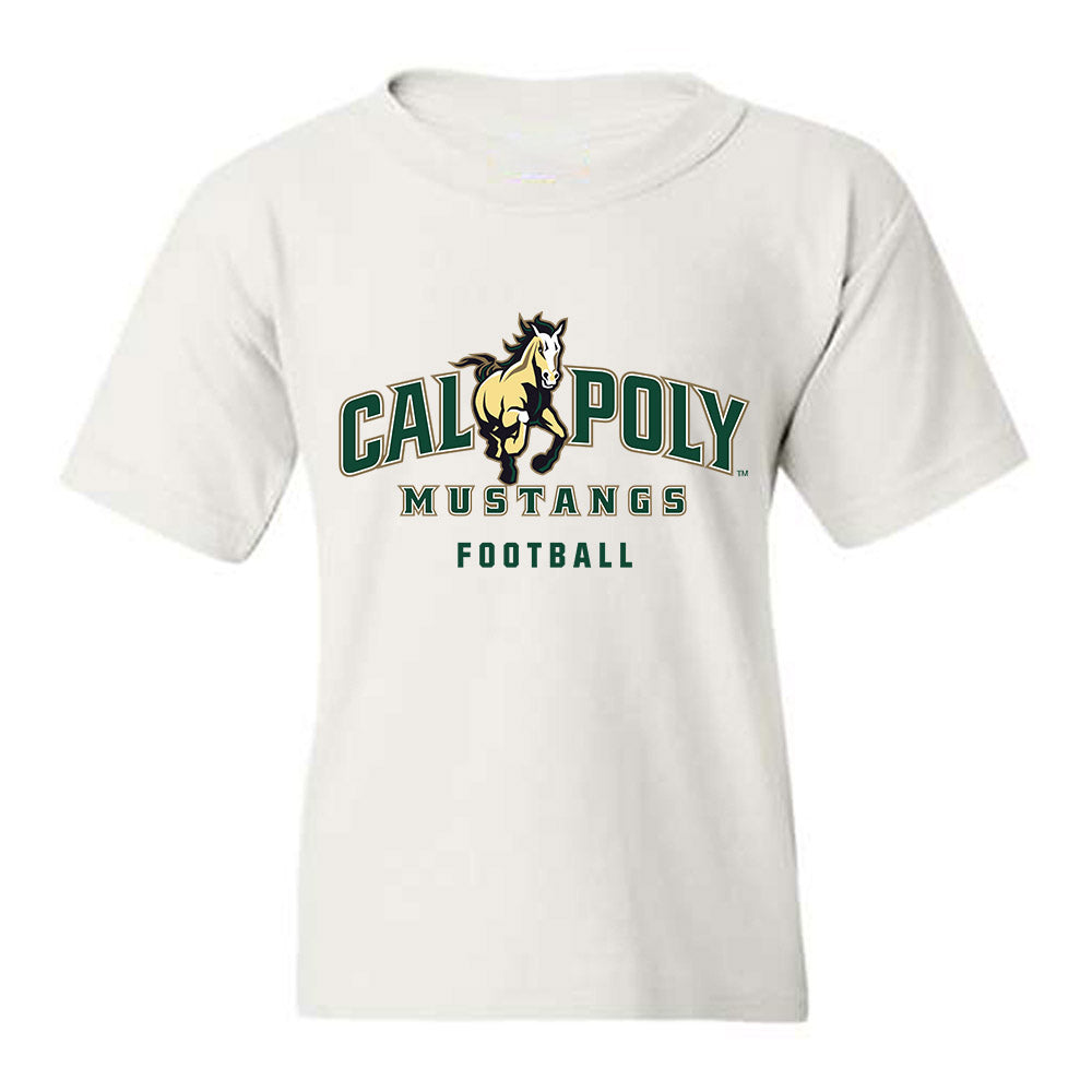 Cal Poly - NCAA Football : Jared Cuenca - Classic Shersey Youth T-Shirt-0