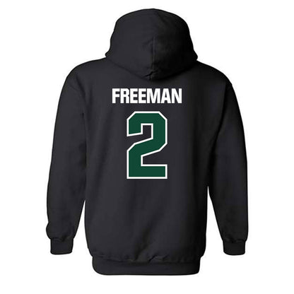 Cal Poly - NCAA Men's Basketball : Braden Freeman - Classic Shersey Hooded Sweatshirt-1