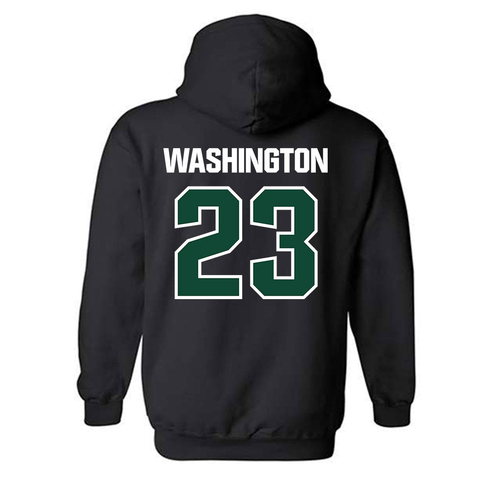 Cal Poly - NCAA Football : Tyrei Washington - Classic Shersey Hooded Sweatshirt-1