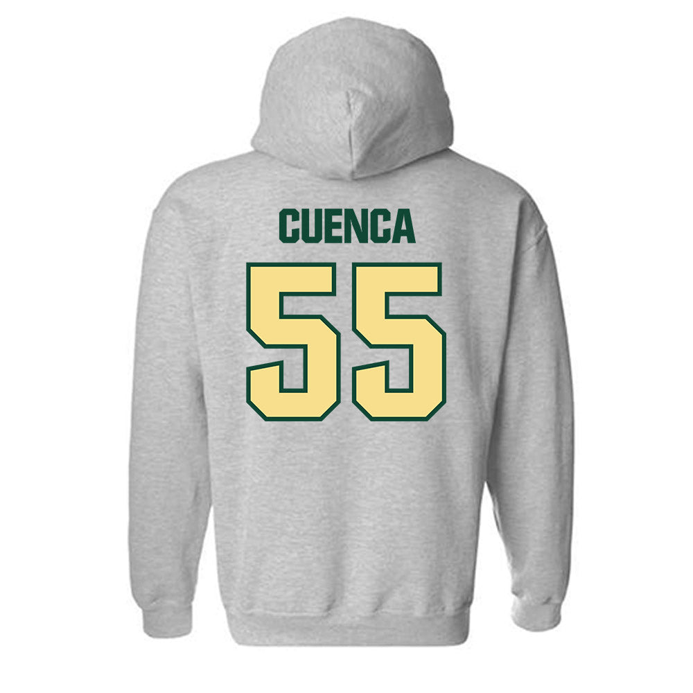 Cal Poly - NCAA Football : Jared Cuenca - Classic Shersey Hooded Sweatshirt-1