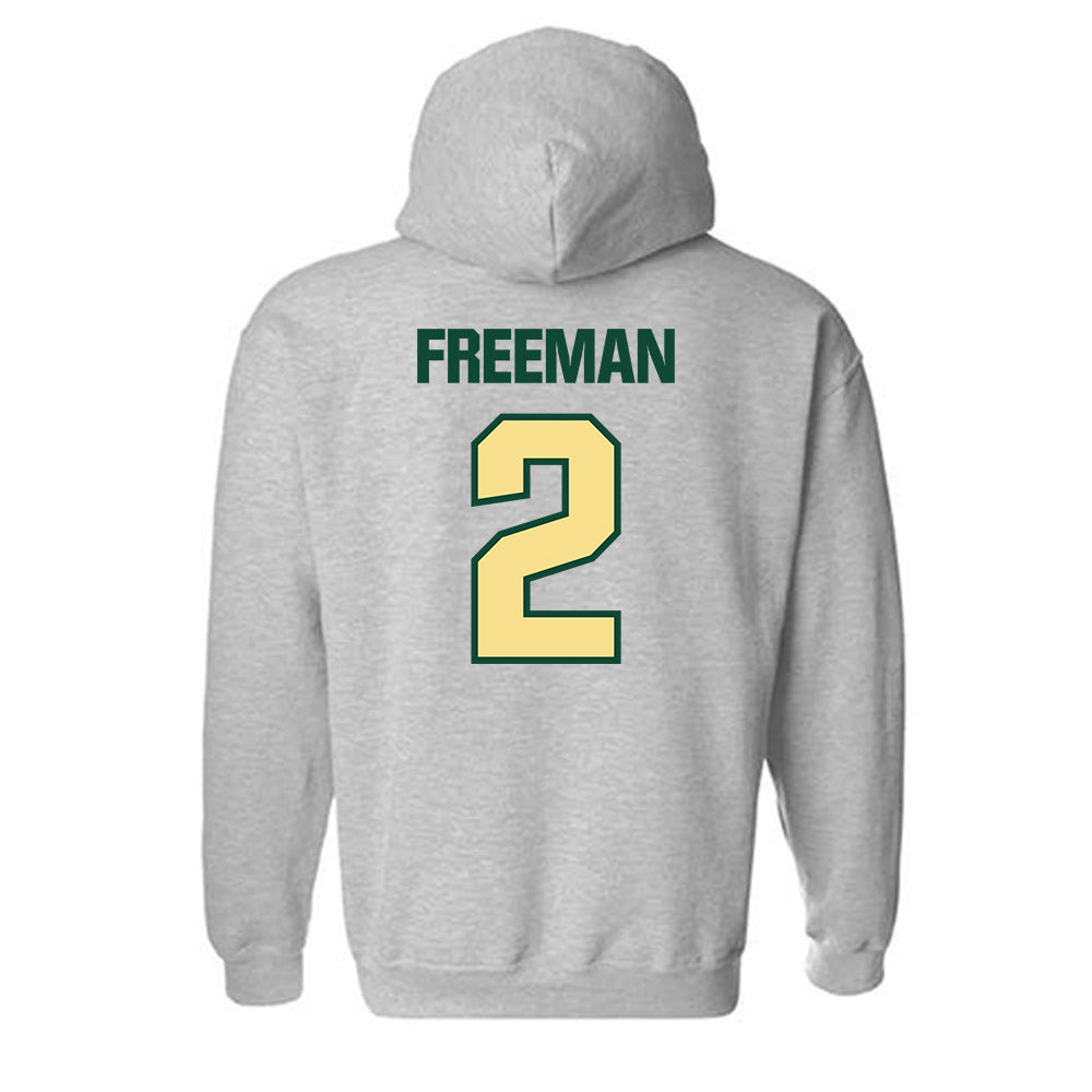 Cal Poly - NCAA Men's Basketball : Braden Freeman - Classic Shersey Hooded Sweatshirt-1