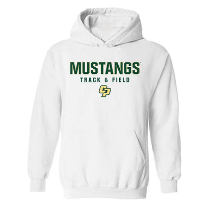 Cal Poly - NCAA Men's Track & Field : Colby Neron - Classic Shersey Hooded Sweatshirt-0