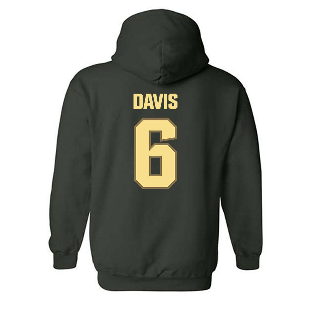 Cal Poly - NCAA Football : Dermaricus Davis - Classic Shersey Hooded Sweatshirt-1
