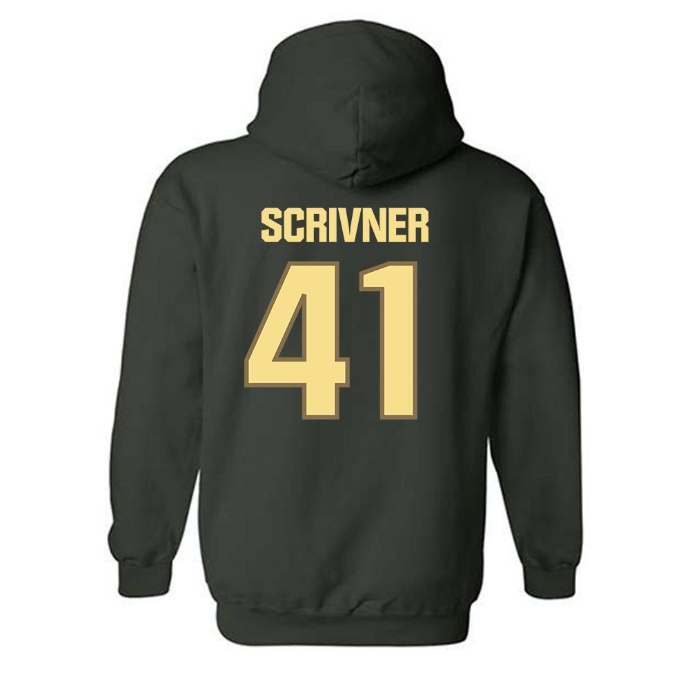 Cal Poly - NCAA Football : Dean Scrivner - Classic Shersey Hooded Sweatshirt-1