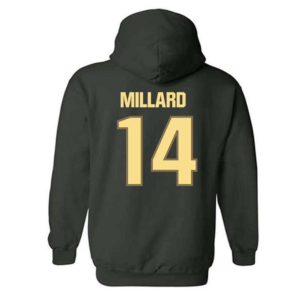 Cal Poly - NCAA Football : Kade Millard - Classic Shersey Hooded Sweatshirt-1